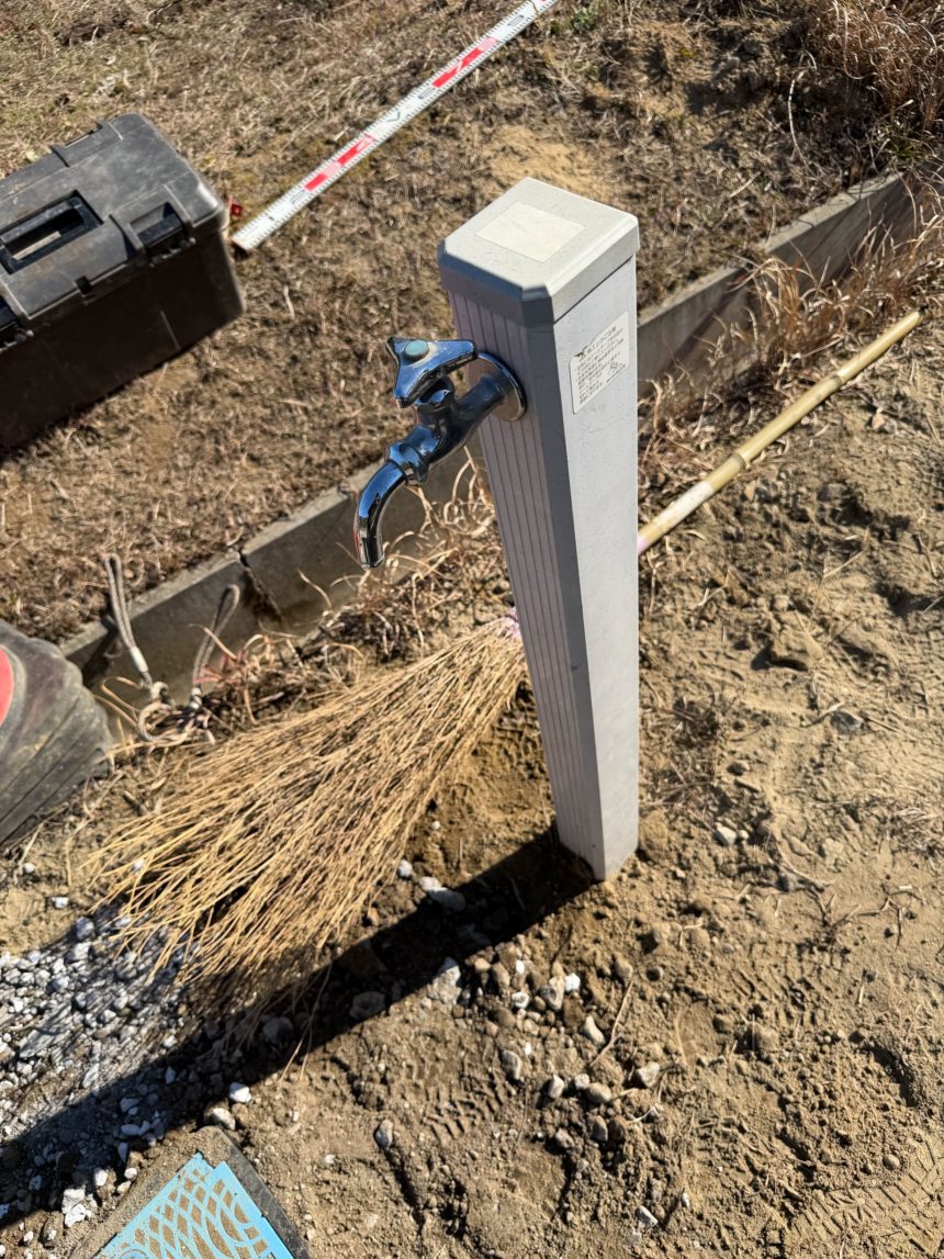 2026/1/14 水道取り出し工事🐱